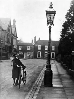 Mayoral lamp at Darlington. The special lamp outside the Mayor of Darlington