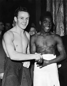 Mccarthy: Ankrah Weigh-in. Sammy McCarthy (Featherweight champion of Great Britain