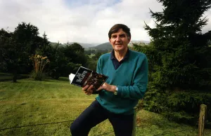 Commentators Prints: Bill McLaren BBC rugby commentator (Mr Rugby) with his new book Talking of Rugby