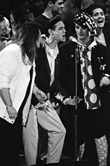Live Prints: Meat Loaf, Ben Volpeliere-Pierrot and Boy George performing at the Stand by Me