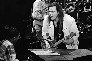 Meat Loaf performing at the Stand by Me: AIDS Day Benefit concert at Wembley Arena