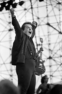 Meatloaf performing at Monsters of Rock festival at Castle Donington. 20th August 1983