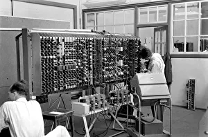 Electronics Prints: Mechanical Brain. One of the first computers to be used in business in the U. K