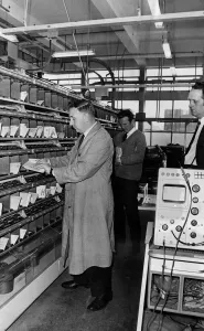 Mail Prints: Mechanisation, like this letter sorting machine introduced at Newport Head Post Office