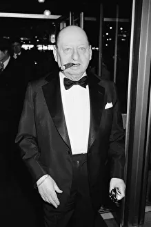 Red Carpet Prints: Media Mogul Lew Grade, arrives for the premiere of his film Raise The Titanic