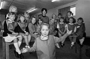 Meet the gang... Thats the message from five-year-old Leanne Kitson
