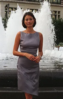 00493 Prints: Melanie Sykes Televsion Presenter October 1998 launches new Silver Service
