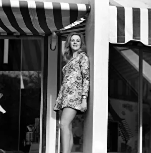 00033 Prints: Melinda may pictured around, and at her home in S. W. 1. December 1969 Z11663-003