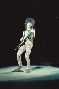 Member of Duran Duran in concert. Pictures circa 14th March 1989
