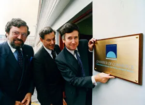 Member of Parliament for Darlington Michael Fallon opens the new Teesside Chamber of