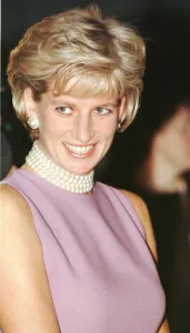 Commonwealth Prints: A member of the public reacts as Princess Diana Princess of Wales