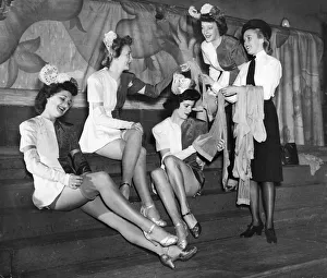 Member son the The Womens Royal Naval Service (WRNS) entertainment section
