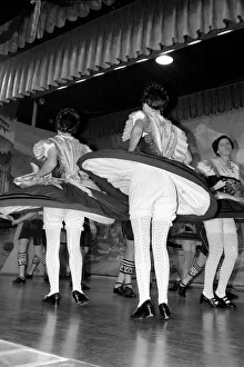 National Dress Prints: Members of a Bavarian band performing on stage wearing traditional Bavarian dress during