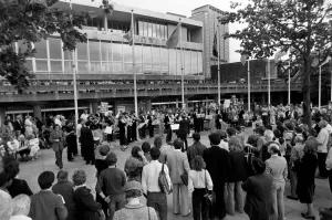 Strike Prints: Members of the BBC Concert Orchestra perform for members of the public who were not able