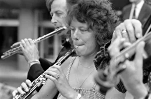 Members of the BBC Concert Orchestra perform for members of the public who were not able