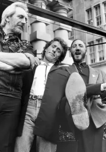 00456 Prints: Members of British rock group The Who left to right: John Entwistle