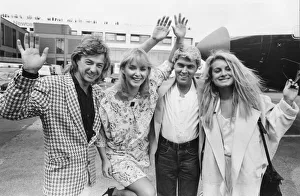 Members of Bucks Fizz - Bobby Gee, Cheryl Baker, Mike Nolan