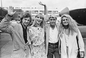 Members of Bucks Fizz - Bobby Gee, Cheryl Baker, Mike Nolan