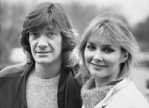 Members of Bucks Fizz - Cheryl Baker with Fiance Adrian Sheppard at Gosforth Park Hotel