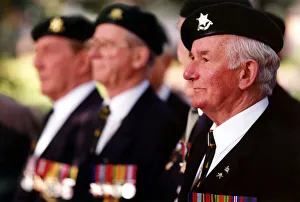 Members of the Burma Star Association, veterans of the war with Japan