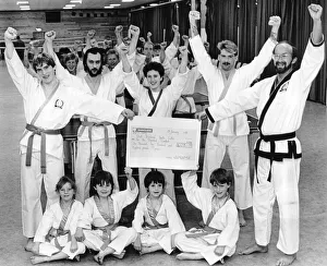 Members of Coventry and Rugby Korean karate clubs had a smashing time raising cash for