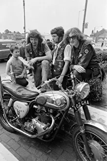 Three members of the Devils Club at the Young volunteers Force Foundation at Low