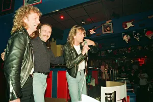 00615 Prints: Members of Judas Priest, photo-call to launch their Greatest Hits Album at Yesterdays