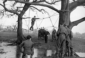 Members of the Junior Training Corps and Army Cadet Force undergoing a