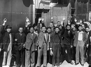 Members of the Liverpool Chinese community cheering on hearing today