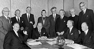 Warwick Prints: Members of the local executive committee of the University of Warwick Promotion Committee