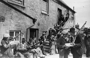 Members of a Midland village Local Defence Volunteer organisation (LDV
