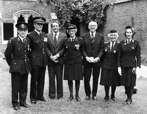 Medals Prints: Members of the order of St John and The St John Ambulance Association received an