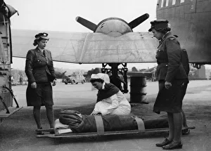 Nurse Prints: Members of Princess Marys RAF Nursing Service stationed in Britain during