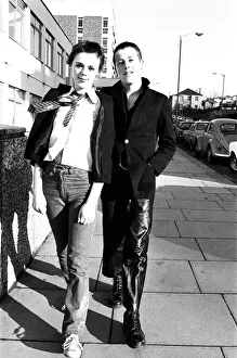 Two members of Punk rock group The Stranglers appearing at Brighton Court