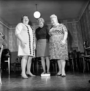 Members of the Southampton Fat Ladies Club'gather for their weekly meeting