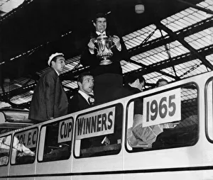 Captain Prints: Members of the victorious FA Cup winning Liverpool team Ian St John