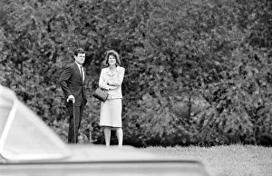Walking Stick Prints: Memorial to President John F. Kennedy is unveiled in Runnymede Berkshire May 1965