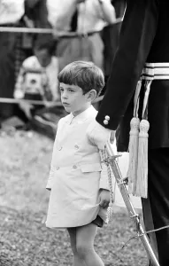 Memorial to President John F. Kennedy is unveiled in Runnymede Berkshire May 1965