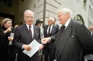Images Dated 22nd June 1998: Memorial service for former Daily Mail editor Sir David English