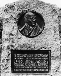 Memorial to Thomas Telford erected by the Institution of Civil Engineers
