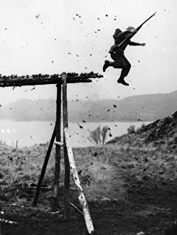 01444 Prints: Men of the British Royal Navy play a big part in the activities of Combined Operations