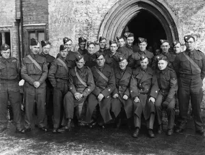 Men of the East Yorkshire Regiment pictured in Gloucestershire