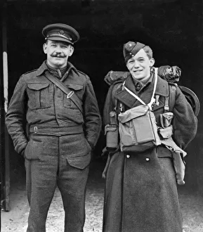 Men of the East Yorkshire Regiment pictured in Gloucestershire