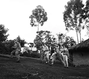 Men from the Lancashire Fusiliers, based up country at Fort Hall in the Kikuyu reserve