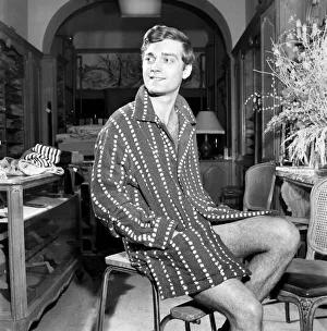Men modelling the latest 1963 menswear designs in a Paris boutique. April 1963