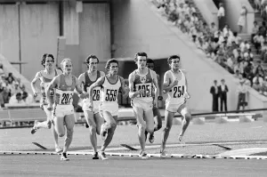 00114 Prints: Mens 1500 metres Heats at the 1980 Summer Olympics in Moscow 31st July 1980