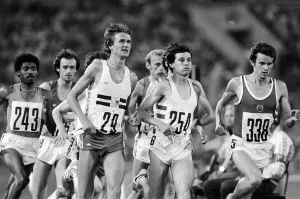 Mens 1500 metres Semi Final Heats at the 1980 Summer Olympics in Moscow 31st July 1980