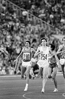 Mens 800 metres event final at the 1980 Summer Olympics in Moscow 26th July 1980