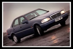 Mercedes Benz April 1999 Dark blue car L694 MFS