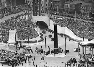 Mersey Tunnel Opening, Liverpool July 1934 by King George IV and Queen Mary l